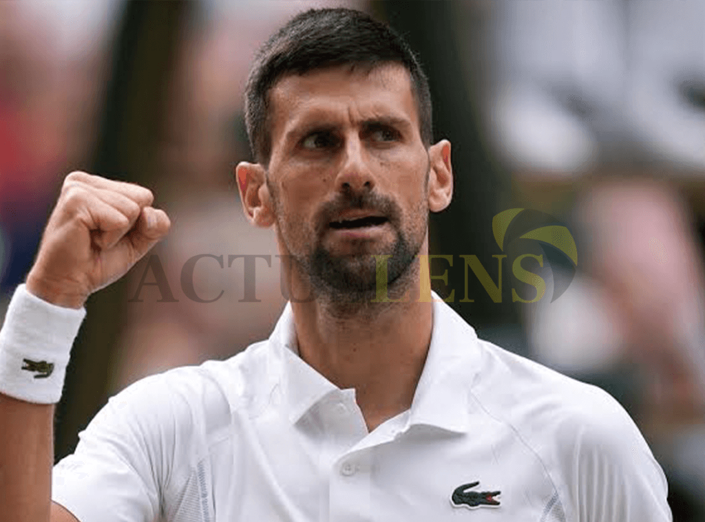 Illustration — Wimbledon : Djokovic signe un record historique et file en quarts
